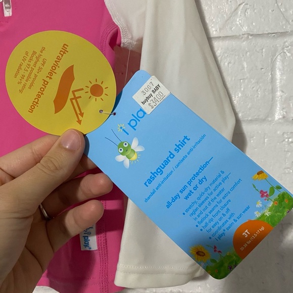 NWT iPlay Rashguard UPF Protection Long Sleeve Swim Top - Picture 6 of 6